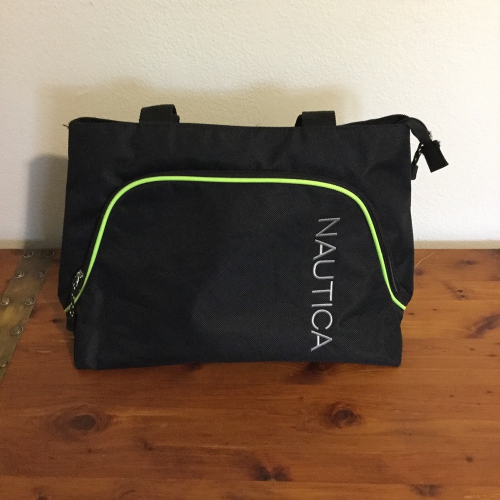 Gym bag good quality Náutica neon and black